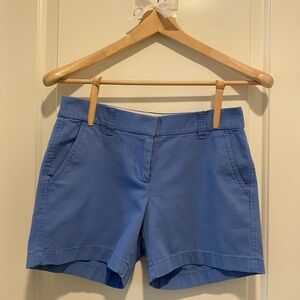 J. Crew Women's Cotton French Blue Bermudas